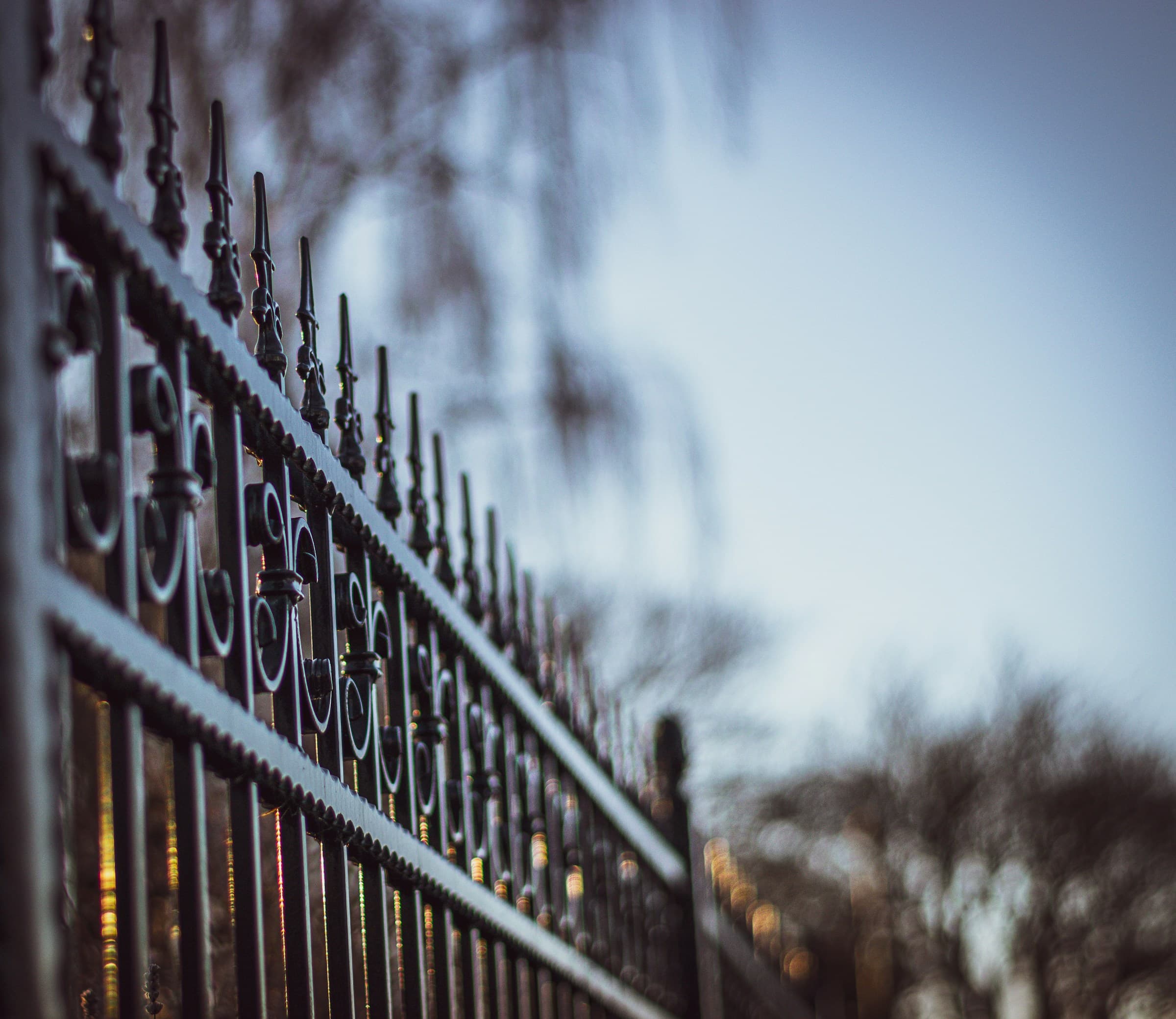 Hero Fence public-works perimeter — ornamental steel